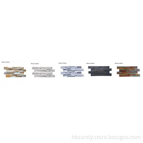 Natural Thin Cladding Stone 10*40CM Stone Veneer Price
